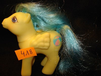 MY LITTLE PONY *my little pony N°418 Hasbro HONG-KONG 1987 baby
