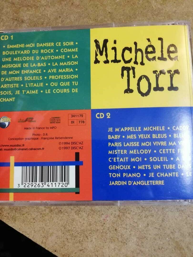 Rare CD - MICHELE TORR - DOUBLE CD 2 CD 1997 DISC AZ