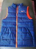 NIKE blue/orange sleeveless jacket, size 13-15 years XL - rare - NEW