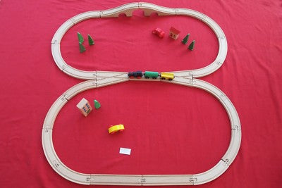 Lot No. 4 - IKEA Wooden Train Set