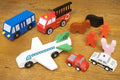 Lot No. 12 Wooden vehicles and figurines adaptable to wooden train sets