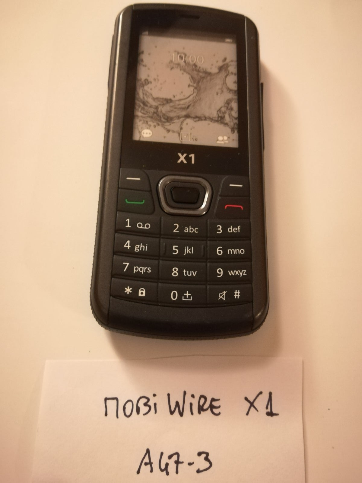 Collectible dummy phone / Dummy phone No. A47-3: MOBI WIRE X1
