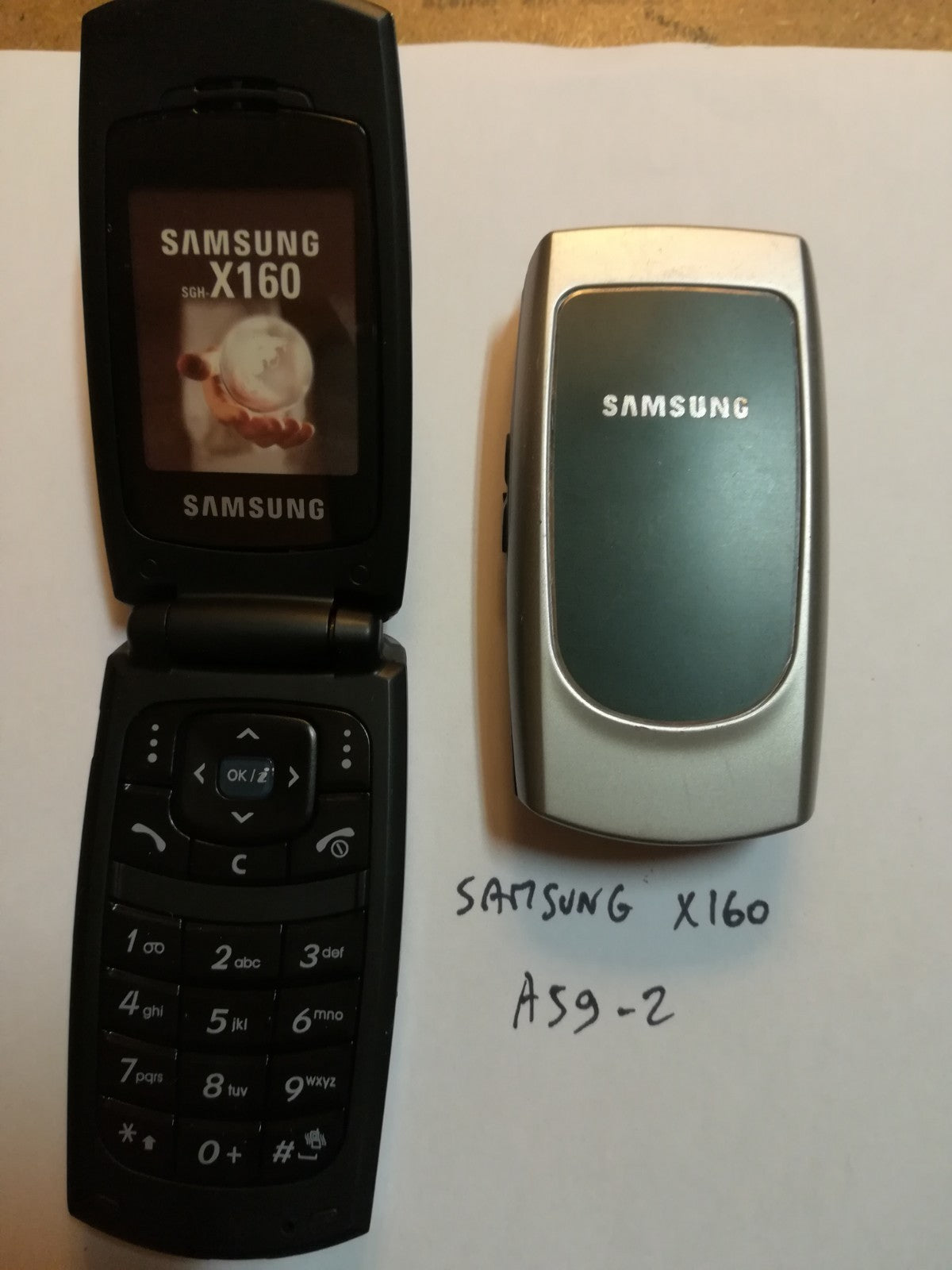 Collectible dummy phone No. A59-2: SAMSUNG X160