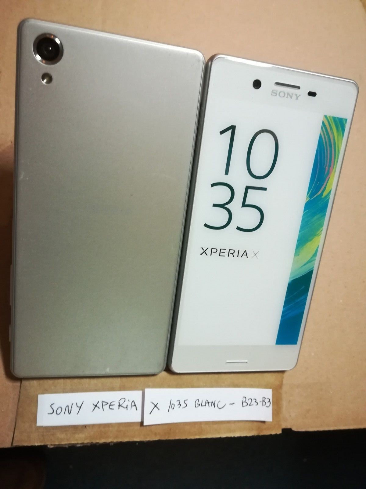 Dummy mobile phone/smartphone #B23-B3: SONY XPERIA X white