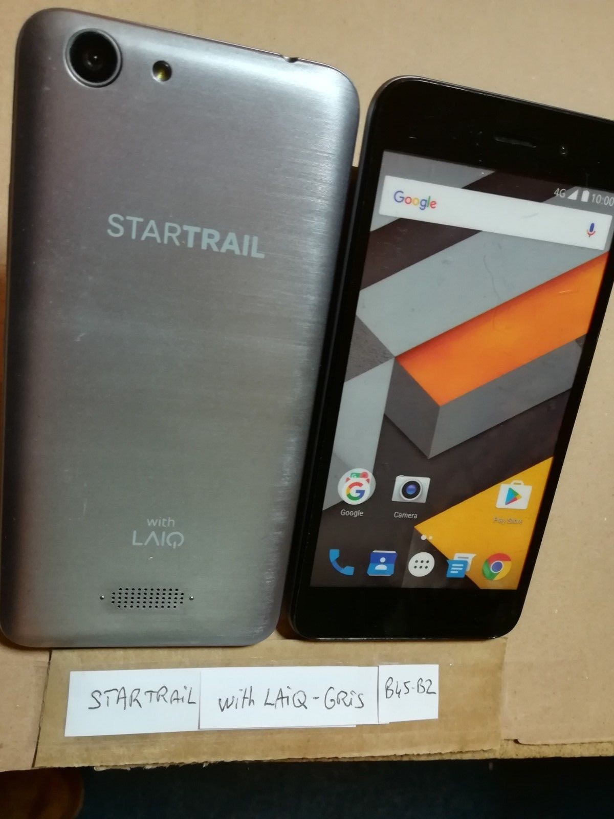 DUMMY CELL PHONE dummy smartphone N°B45-B2: STARTRAIL with LAIQ gray