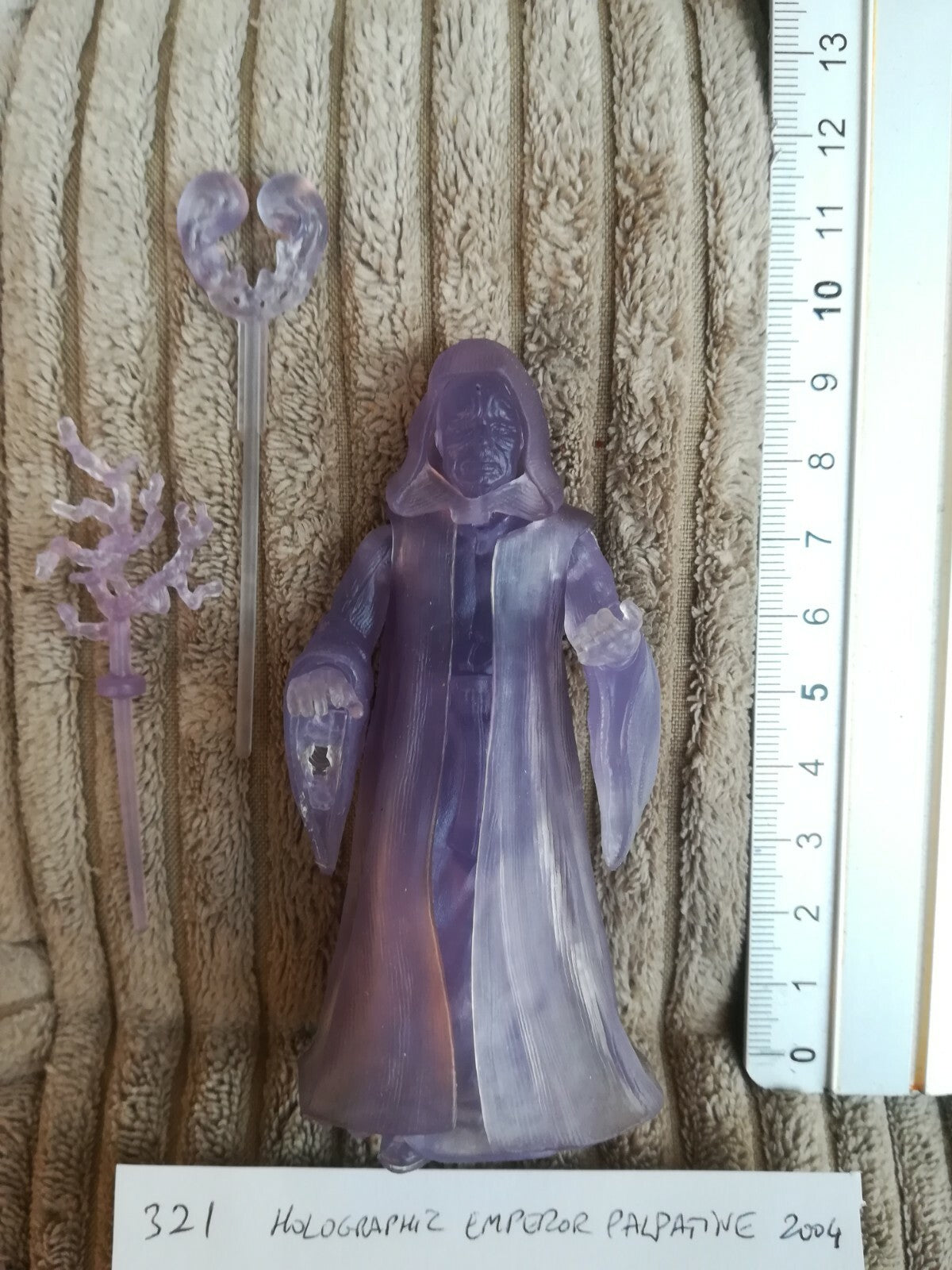 figurine STAR WARS 321*: HOLOGRAPHIC EMPEROR PALPATINE - 2004