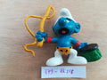 figurine SMURF 179: Ocher Whip Tamer - HK 1978 Schleich /Smurf