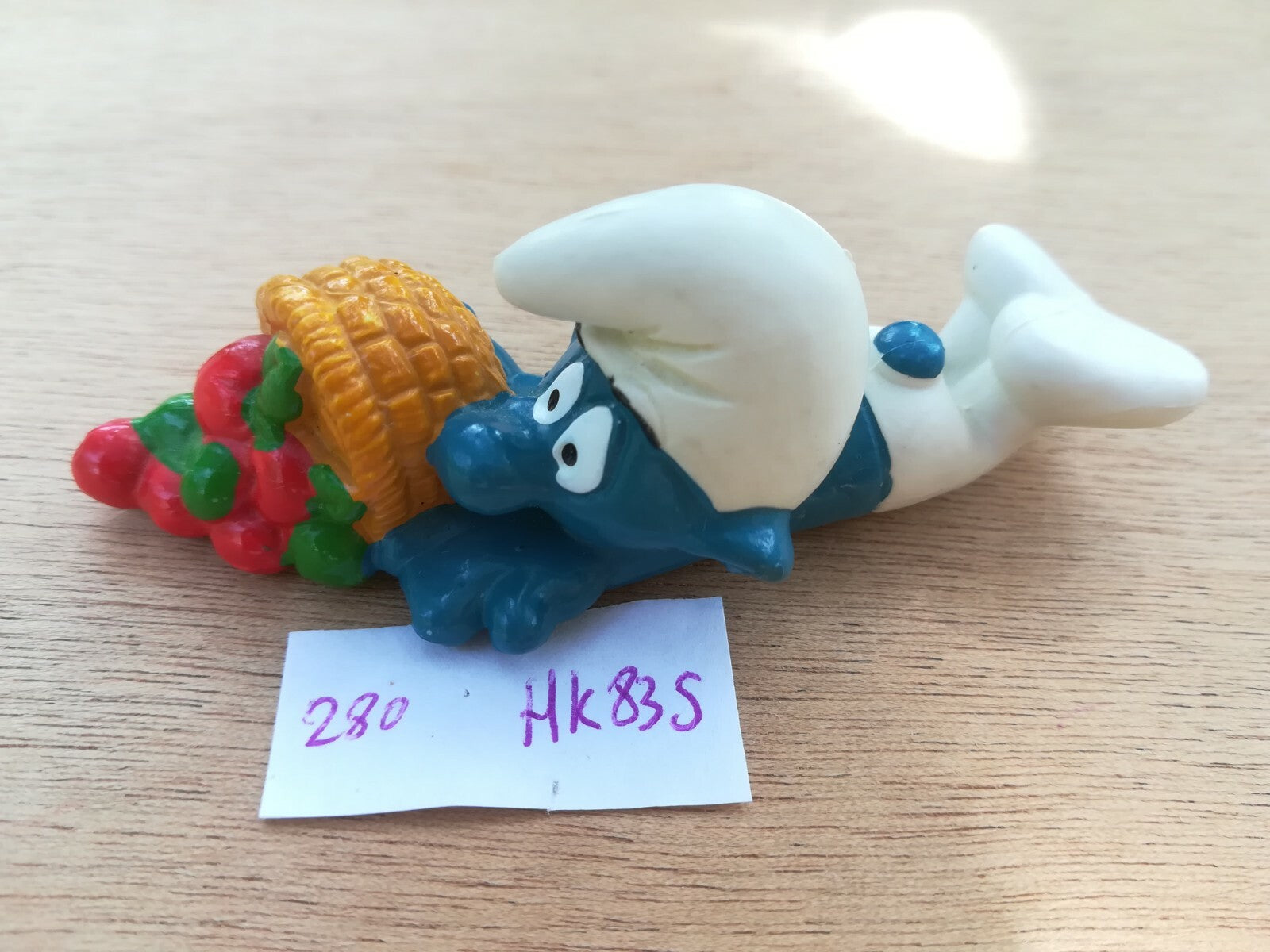 Smurf figurine 280: Clumsy - HK 1983 Schleich /Smurf