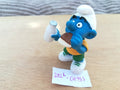 figurine SMURF 282L: snack bread - China 1999 Schleich-smurf