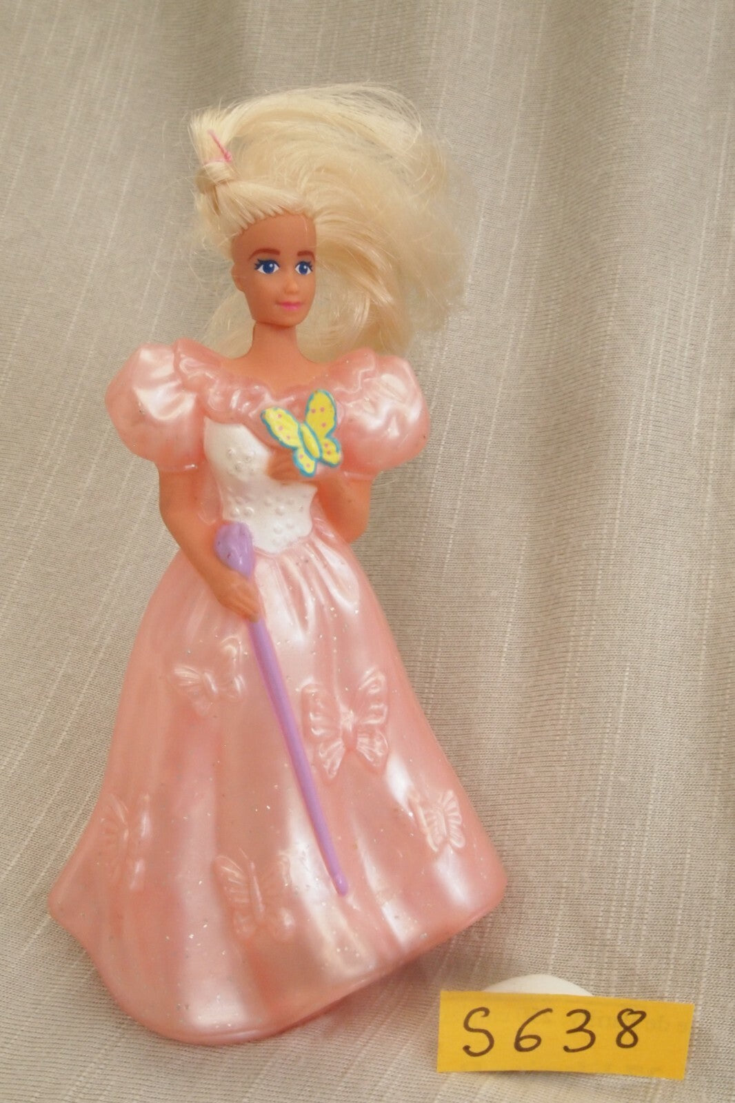 Doll S638: Mini Barbie McDonald USA 10cm Princess Butterfly