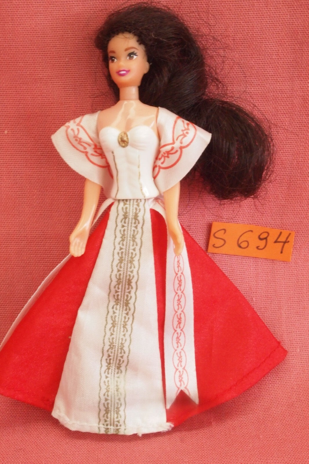 Doll S694: Mini Barbie McDonald USA 10cm Happy Holiday 1997 (without stand)