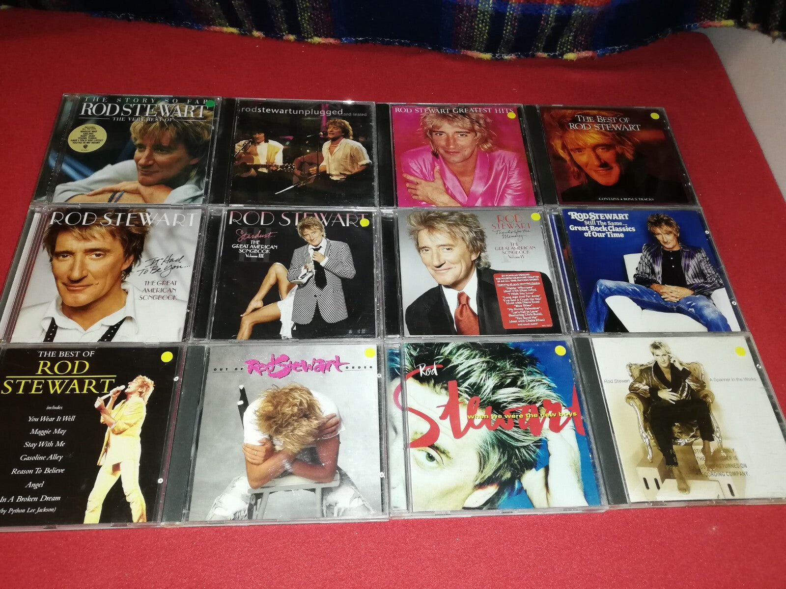 Set of 12 Rod Stewart CDs