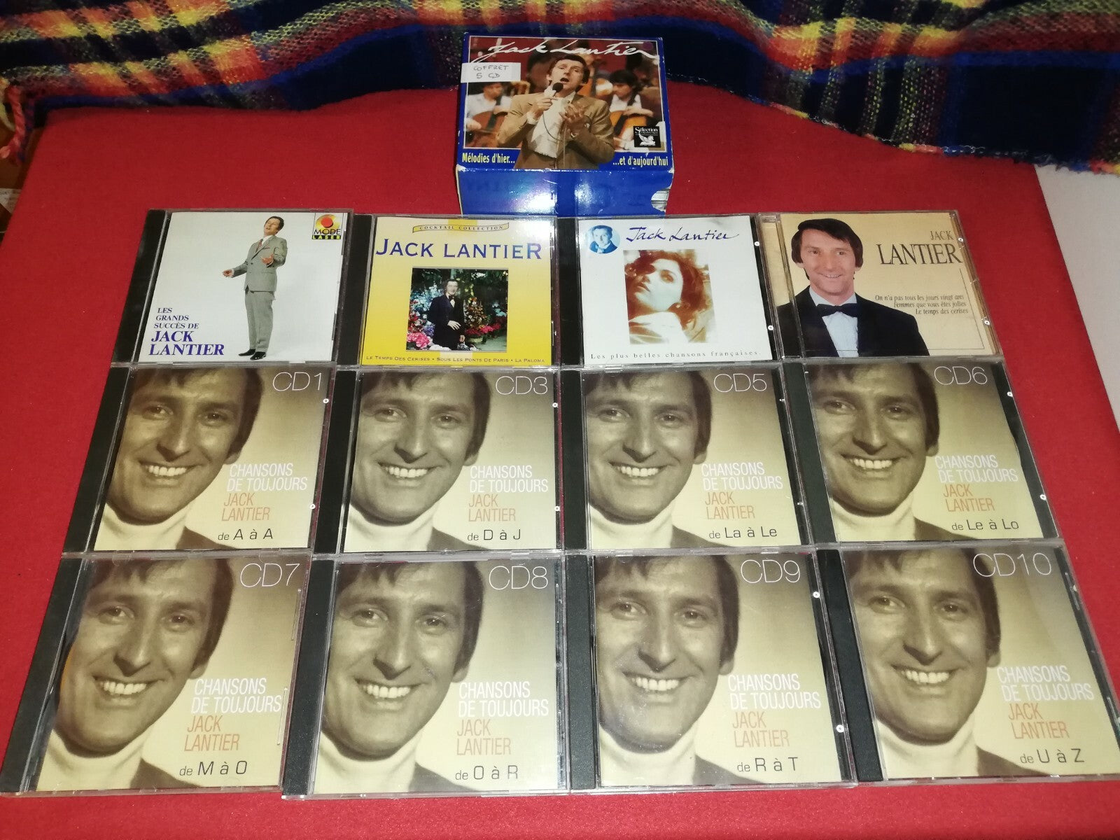 Lot of 13 Jack LANTIER CDs (including 1 album with 5 CDs)
