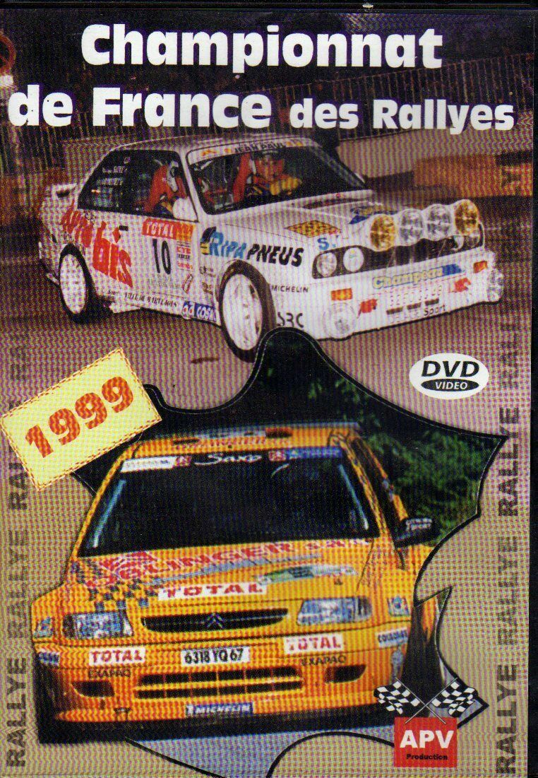 DVD FRENCH RALLY CHAMPIONSHIP 1999 - NEW, sealed