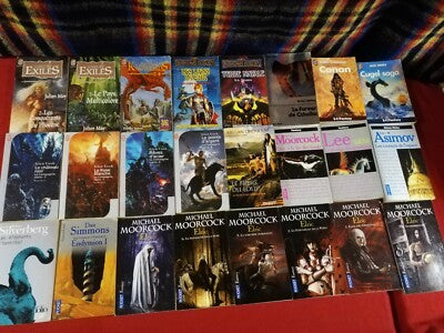 Choose 3 science fiction/heroic fantasy books from the photo (€6 for all 3)