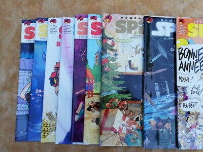 Choose 5 SPIROU comic books from the photo (6€ for all 5)