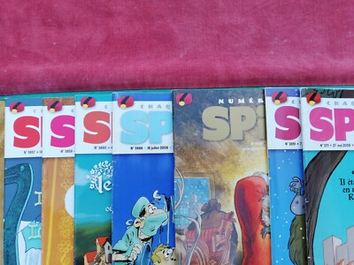 Choose 5 SPIROU comic books from the photo (6€ for all 5)
