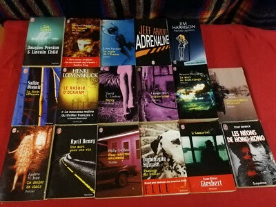 3 crime novels published by POINTS and J'AI LU to choose from in the photos (€6 for all 3)