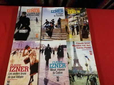 3 crime novels published by 10/18, choose from the photos (€6 for all 3) WENTWORTH / IZNER