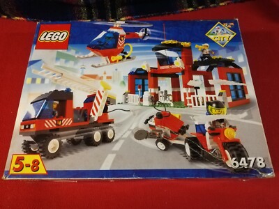 LEGO CITY 6478 - Fire Station - Fire Station - complete with box &amp; instructions