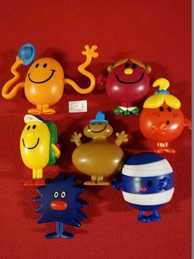 Lot N°07: 7 FIGURINES Mr Mrs Mr Mrs McDonald's - Mr.Men &amp; Little Miss
