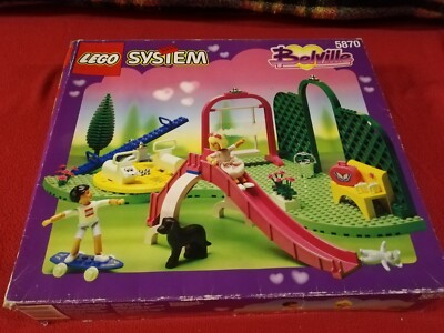 LEGO SYSTEM Belleville 5870 - PLAYPARK - CHILDREN'S PARK - Complete Box + Instructions
