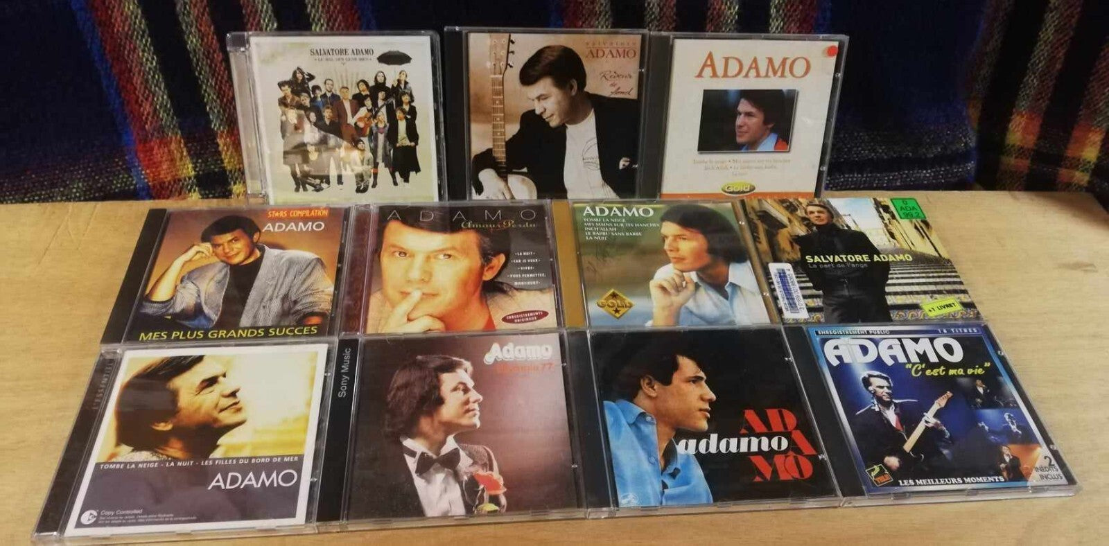 Lot of 11 CDs by Salvatore ADAMO