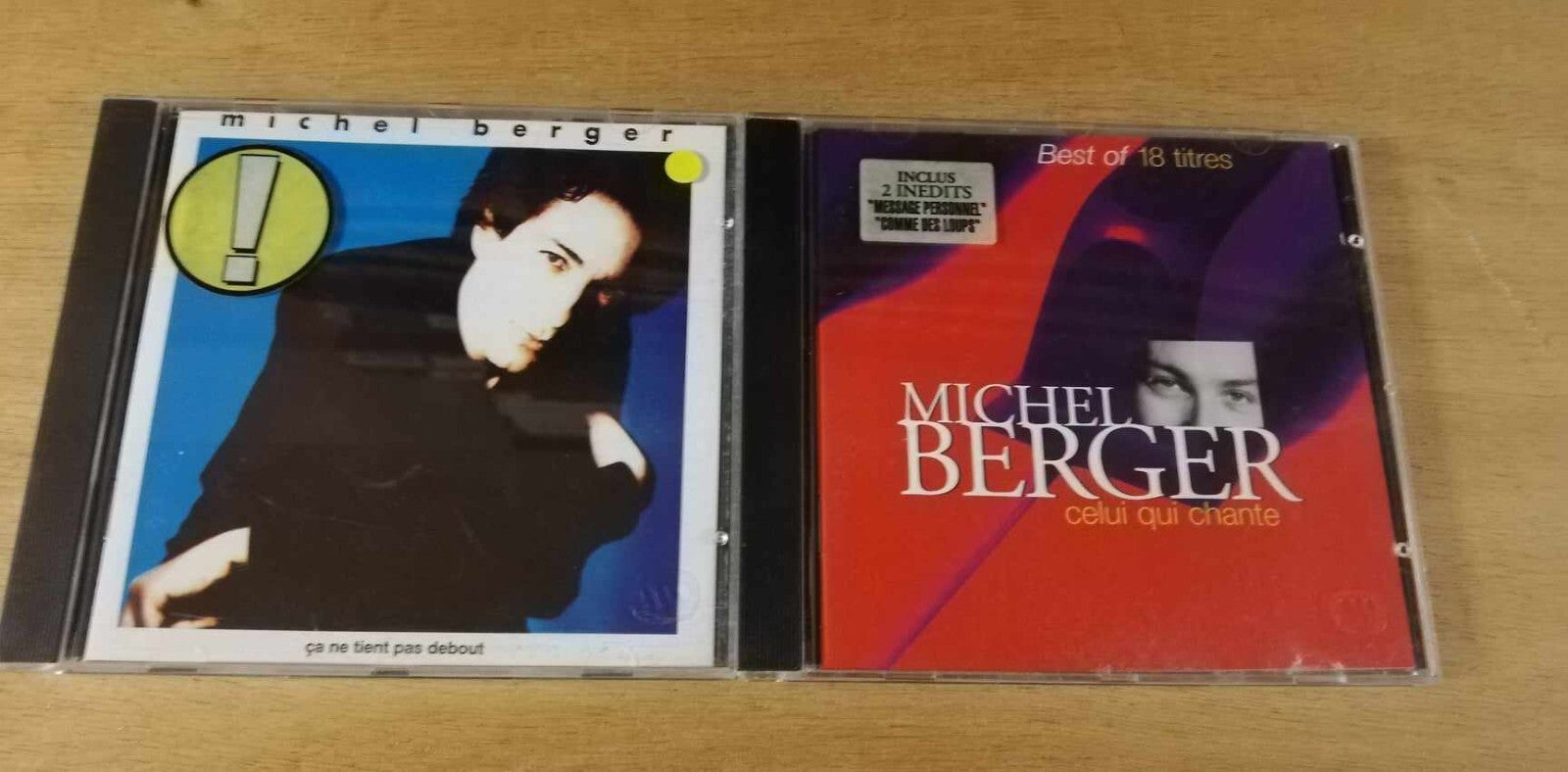 Set of 2 Michel Berger CDs