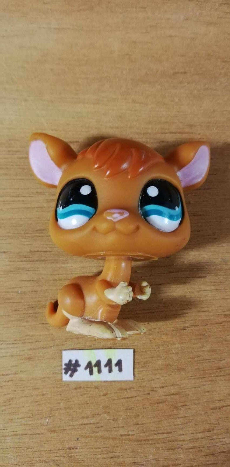figurine LITTLEST PETSHOP: ORANGE KANGAROO #1111 (kangaroo)