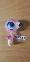 LITTLEST PETSHOP figurine: PINK FLAMINGO BIRD #2751