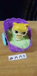 LITTLEST PETSHOP figurine: CAT + MAGIC MOTION basket (cat)