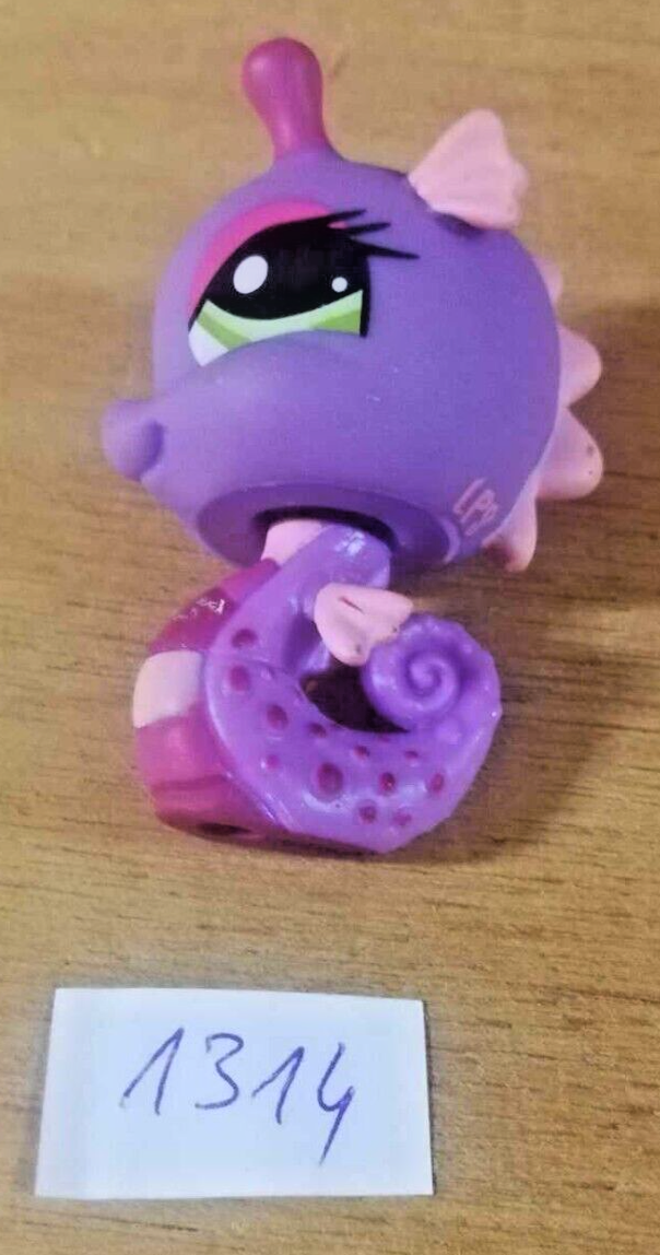 LITTLEST PETSHOP figurine: SEAHORSE #1314