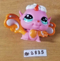 LITTLEST PETSHOP Figurine: FAIRY ELF #2835 (Snow Burst Majestic fairy)