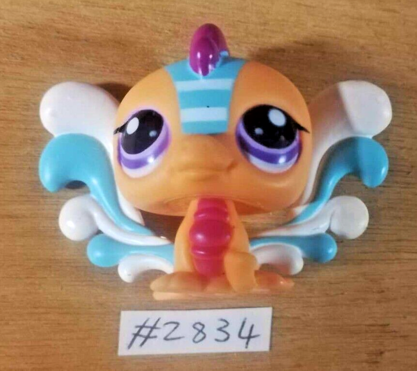 LITTLEST PETSHOP Figurine: FAIRY ELF #2834 (Sunset fairy)