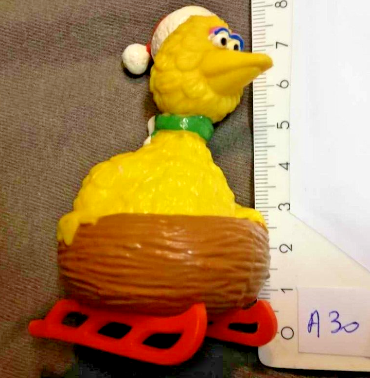 Figurine SESAME STREET A30: BIG BIRD sled / Christmas - Applause - Henson