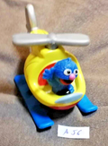 Voiture A56 Vintage GROVER hélicoptère Rue Sesame street Tyco Matchbox diecast