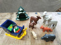 Playmobil 123: Christmas Sleigh + Girl + Christmas Tree + Animals