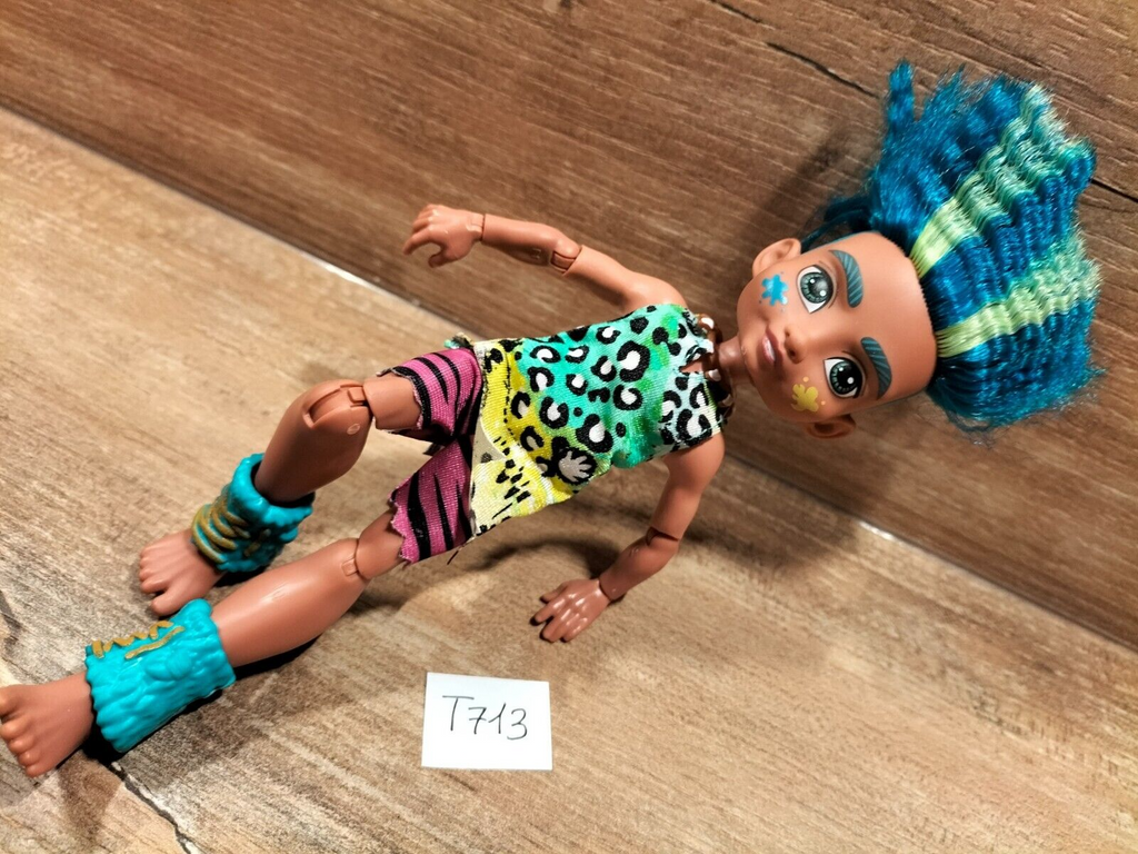 Doll No. T713: Slate the Prehistoric Cave Club Painter by Mattel - 23 cm