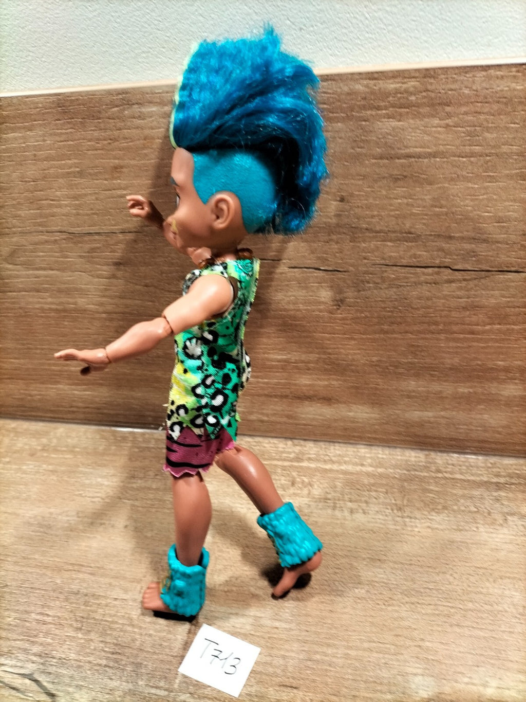 Doll No. T713: Slate the Prehistoric Cave Club Painter by Mattel - 23 cm