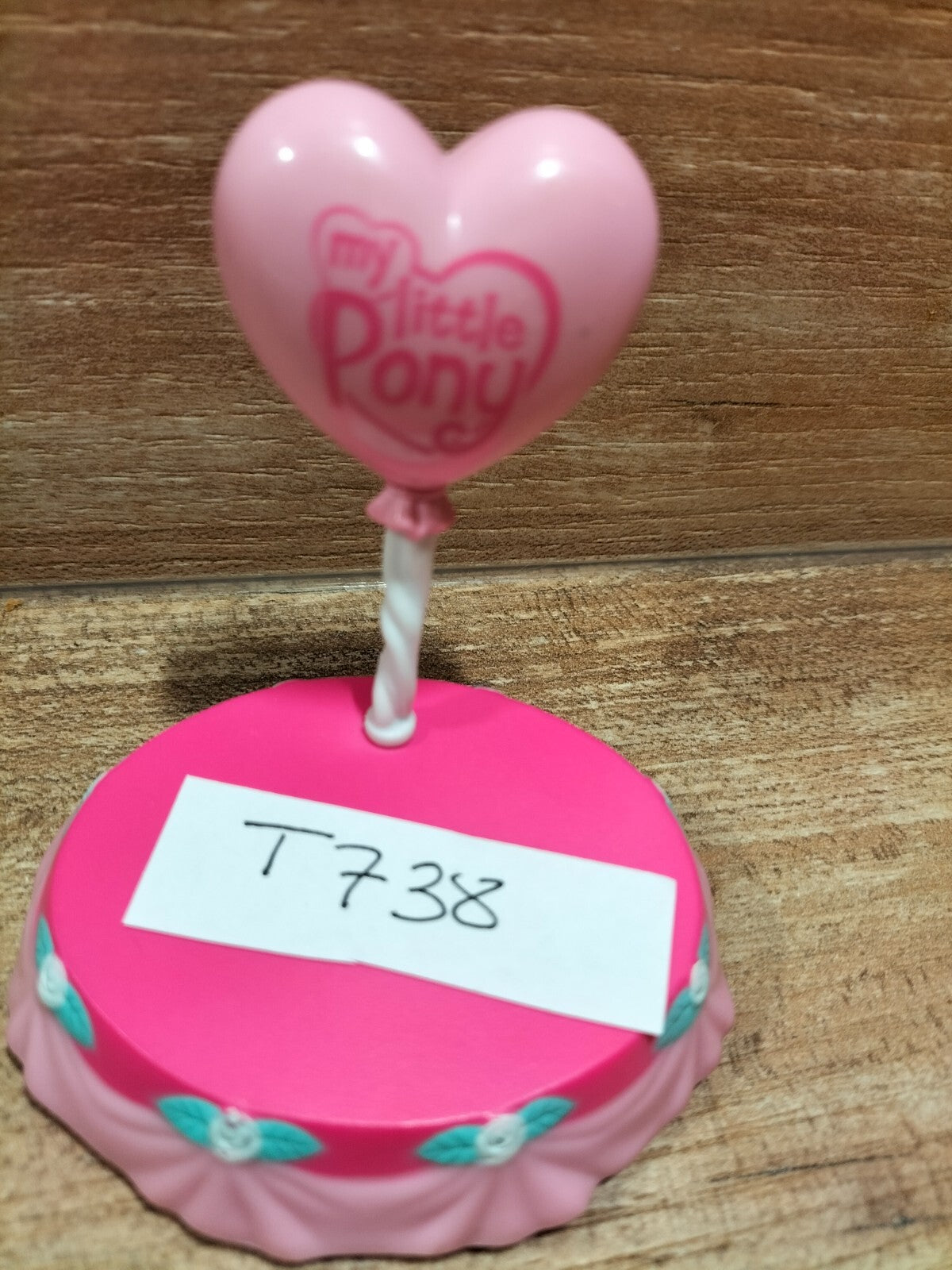 MY LITTLE PONY T738 Podium Cake Top Heart Balloon My Little Pony Balloon 9cm