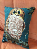 Owl cushion #T780 cross stitch 33x44cm owl pillow
