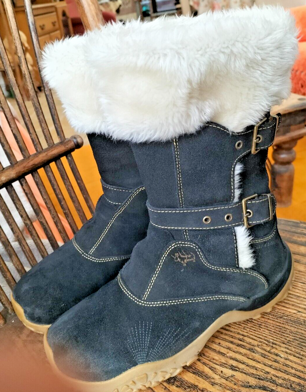 Salomon LHASA Women's Suede Winter Boots, Size 37 (Rare)