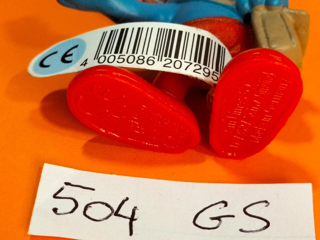 Large Smurf figurine 504 with bag GERMANY 2010 Schleich smurf NEW 20729