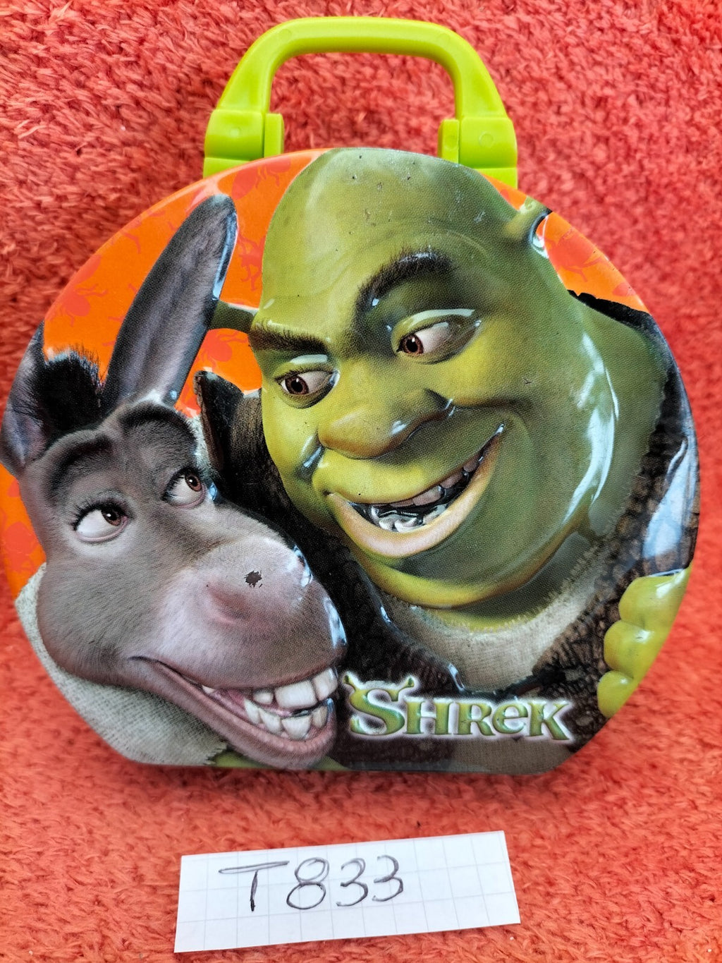 T833 Figurine: Shrek Dreamworks Metal Lunchbox 15x20cm
