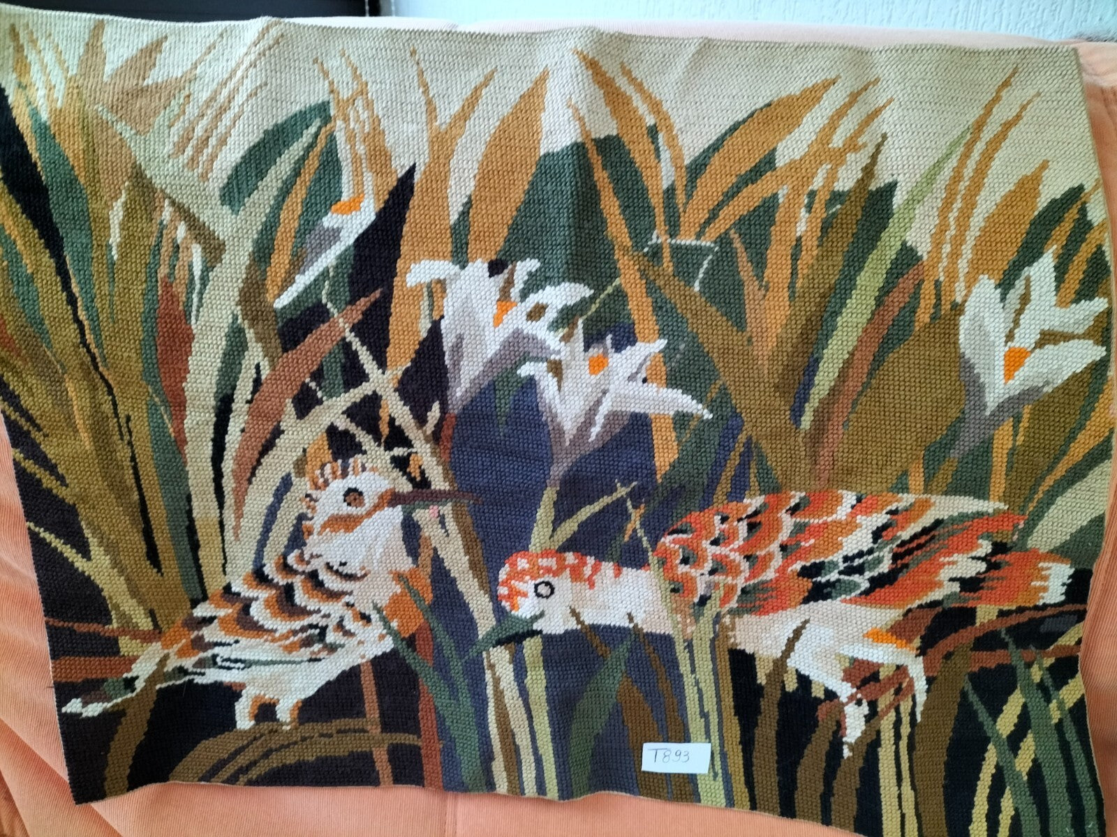 Cross stitch embroidery pattern no. T893 - 46x60cm Bird landscape