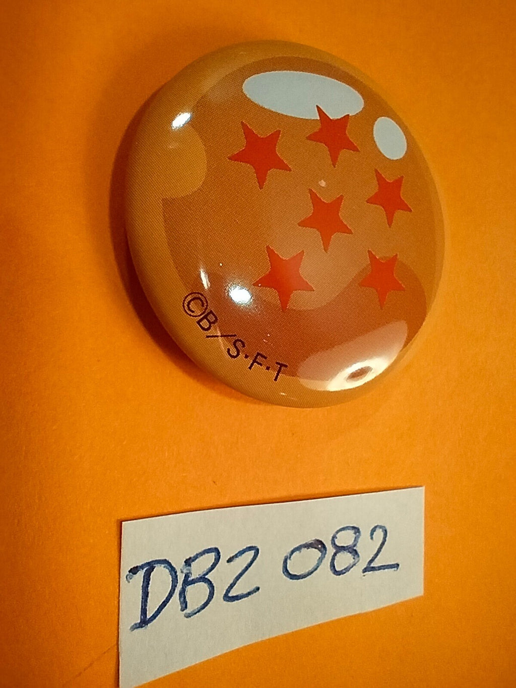 Badge DBZ 082: Dragonball Z Stars - Bandai 2013 manga - diam. 3cm