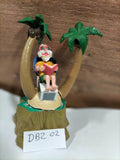 DBZ Figure 002: Master Roshi beach/palm trees 10cm Dragonball Bandai