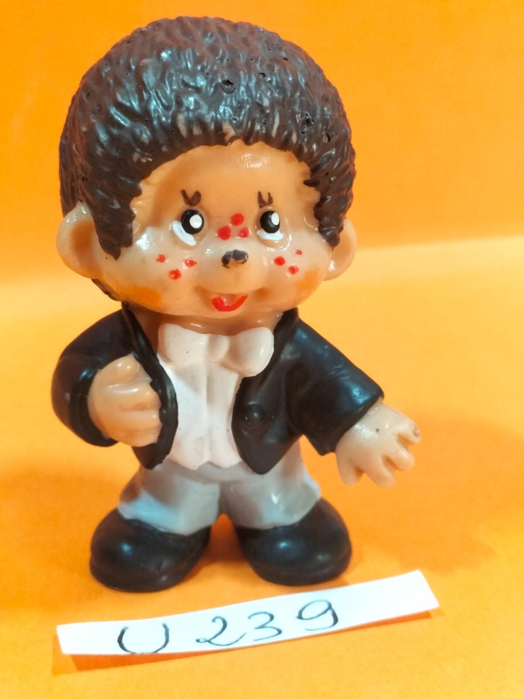 Figurine T923A/U239: Kiki married Monchichi 5cm Sekiguchi Bully 1981