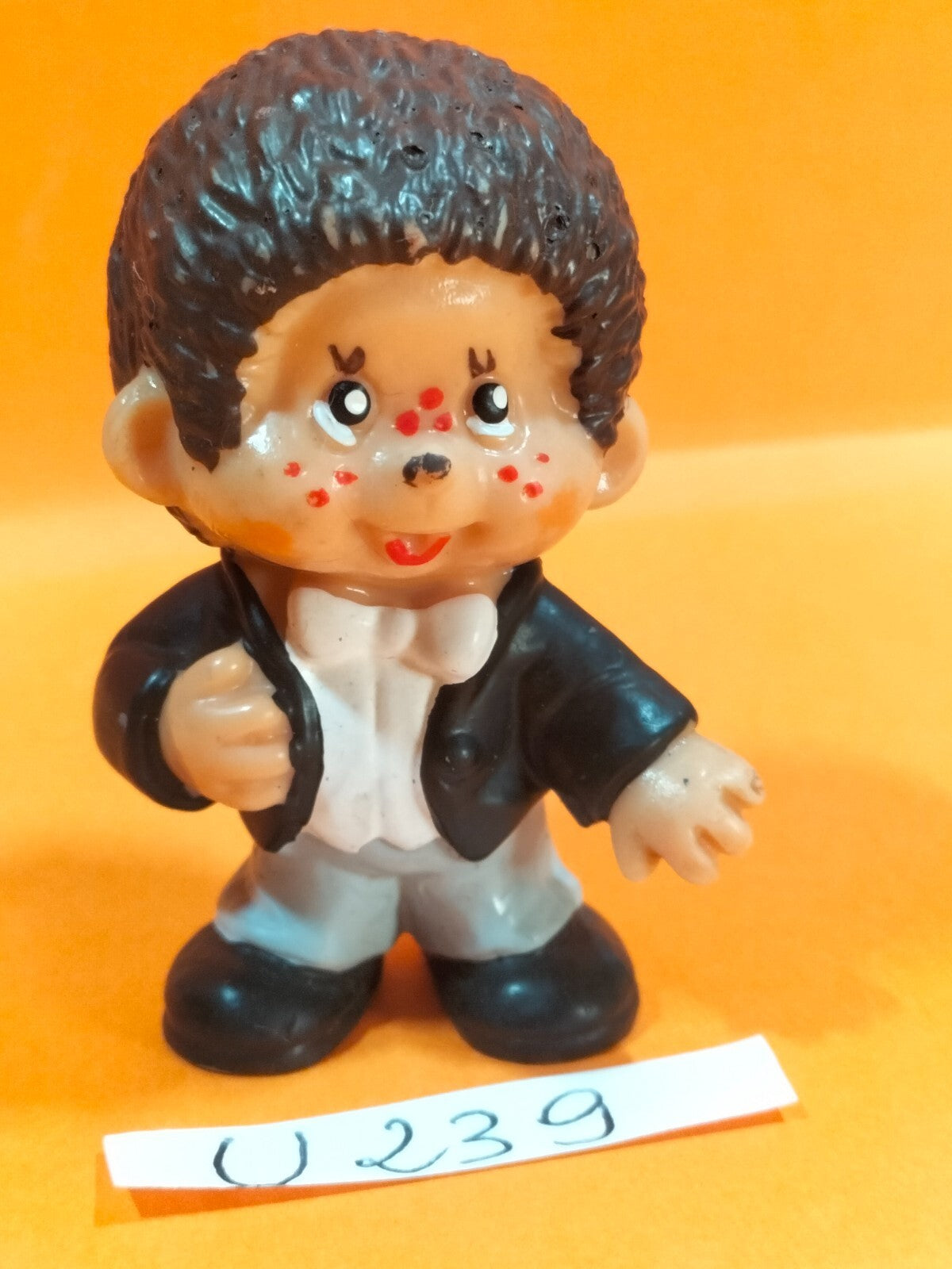 Figurine T923A/U239: Kiki married Monchichi 5cm Sekiguchi Bully 1981