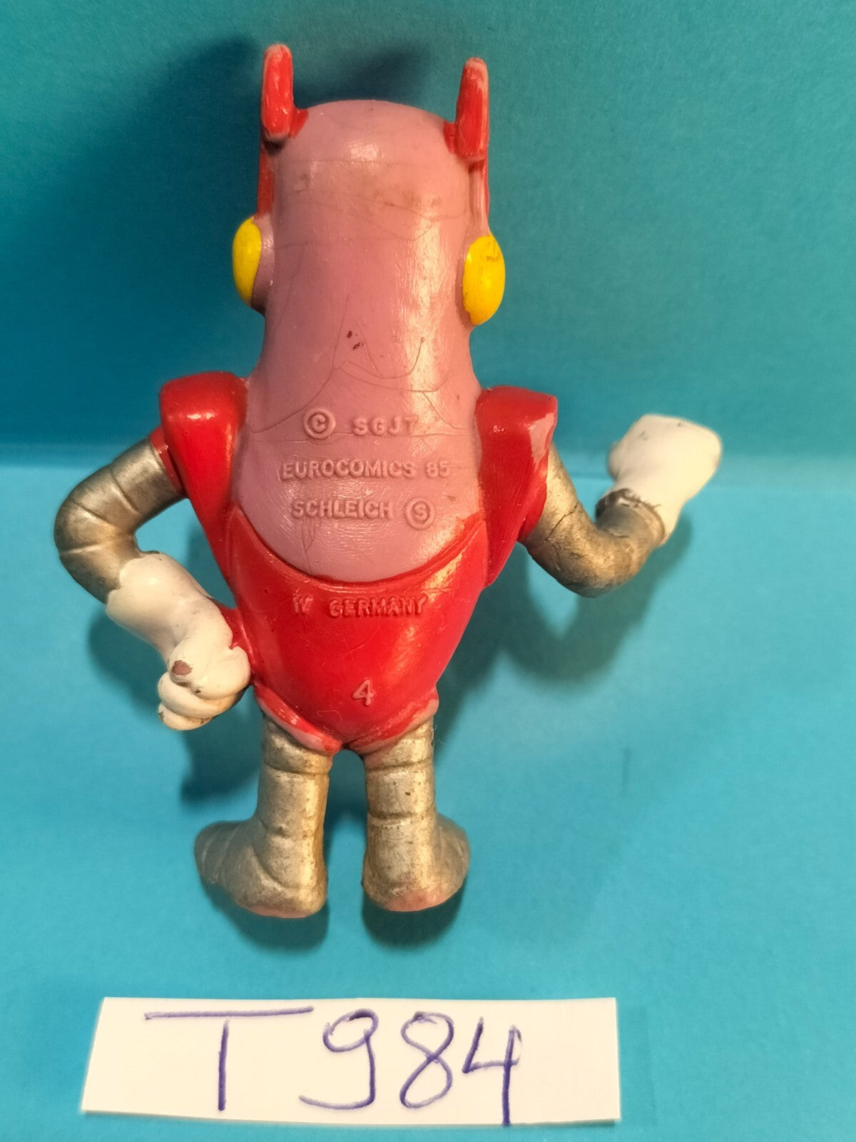 Figurine T984: Nefax Robotins 6cm SGJT Eurocomics Schleich W.Germany 1985